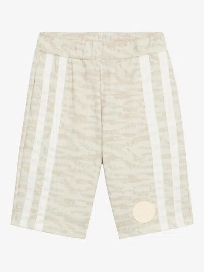 Roberto Cavalli Kids' Abstract-pattern Shorts In Neutrals