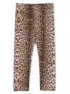 Roberto Cavalli Leopard-print Leggings In Neutrals
