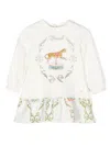 Roberto Cavalli Baroque Pattern-print Dress In 00005