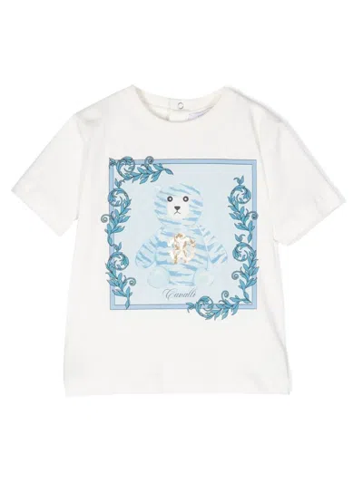 Roberto Cavalli Babies' Bear-print Cotton T-shirt In 00005