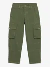 Roberto Cavalli Logo-print Cargo Trousers In Green