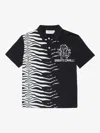 Roberto Cavalli Cotton Polo Shirt In Black