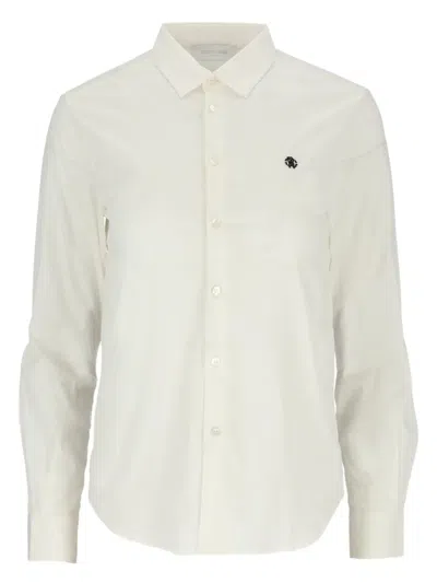Roberto Cavalli Cotton Shirt In White
