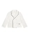 Roberto Cavalli Double-breasted Blazer In White