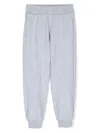 Roberto Cavalli Embroidered-logo Track Pants In Grey
