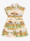 Roberto Cavalli Graphic-print Dress In Neutrals