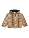 Roberto Cavalli Jaguar-print Hoodie In Brown