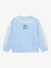 Roberto Cavalli Lace Detailing Sweatshirt In Blue