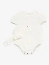 Roberto Cavalli Lace-panel Bodysuit (set Of Two) In 白色