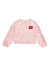 Roberto Cavalli Leopard Motif Sweatshirt In Pink