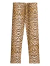 Roberto Cavalli Leopard-print Leggings In Neutrals