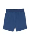 Roberto Cavalli Monogram-print Cotton Shorts In Blue