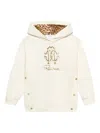 Roberto Cavalli Junior Logo-embroidered Hoodie In White