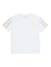 Roberto Cavalli Logo-embroidered T-shirt In White