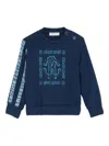 Roberto Cavalli Logo-graphic Sweatshirt In Blue