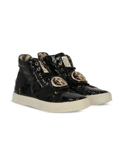 Roberto Cavalli Logo Plaque Sneakers