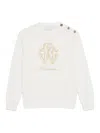 Roberto Cavalli Logo-print Sweatshirt In White