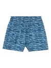Roberto Cavalli Logo-print Swim Shorts In Blue