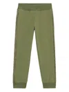 Roberto Cavalli Logo-print Tracksuit Bottom In Green