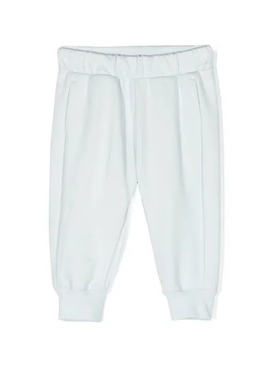 Roberto Cavalli Babies' Monogram-print Track Pants In Blue