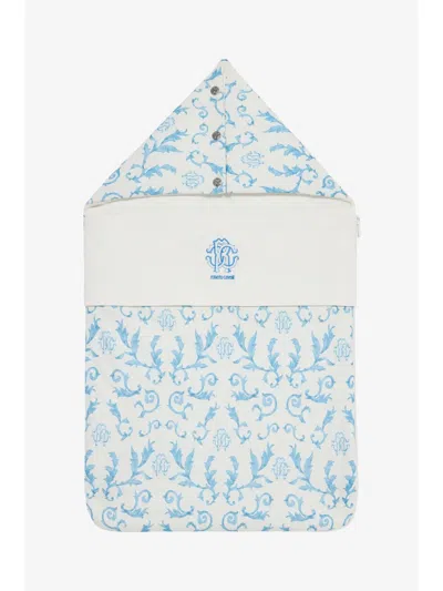 Roberto Cavalli Printed Sleeping Bag In White