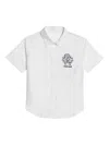 Roberto Cavalli Short-sleeve Button-up Shirt In Weiss
