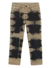 Roberto Cavalli Straight-leg Trousers In Brown