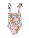 Roberto Cavalli Strawberry-print Swimsuit In Pink