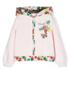 Roberto Cavalli Hoodie Mit Erdbeeren-print In Pink