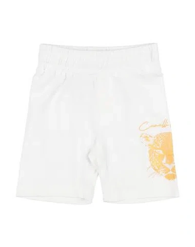 Roberto Cavalli Junior Babies'  Toddler Boy Shorts & Bermuda Shorts White Size 6 Cotton, Elastane