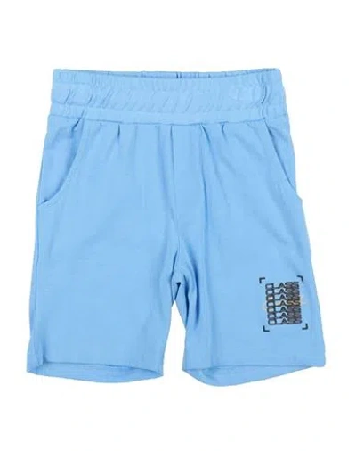 Roberto Cavalli Junior Babies'  Toddler Girl Shorts & Bermuda Shorts Azure Size 4 Cotton, Elastane In Blue