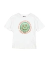 Roberto Cavalli Junior Toddler Girl T-shirt White Size 4 Cotton In Gray