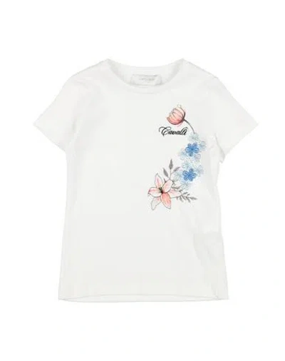 Roberto Cavalli Babies'  Junior Toddler Girl T-shirt White Size 4 Cotton