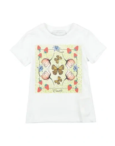 Roberto Cavalli Babies'  Junior Toddler Girl T-shirt White Size 4 Cotton