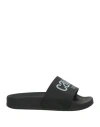 Roberto Cavalli Junior Toddler Sandals Black Size 10c Rubber In Black