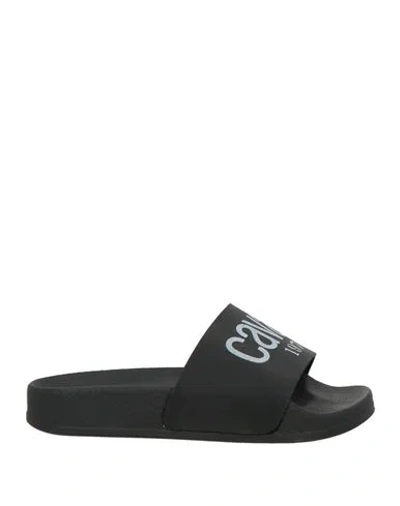 Roberto Cavalli Babies'  Junior Toddler Sandals Black Size 10c Rubber