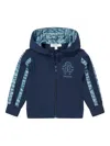 Roberto Cavalli Zip-up Hoodie In Blue