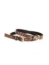 Roberto Cavalli Just Cavalli Belt In Brown