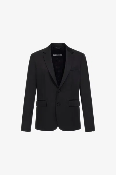 Roberto Cavalli Just Cavalli Blazer In Black