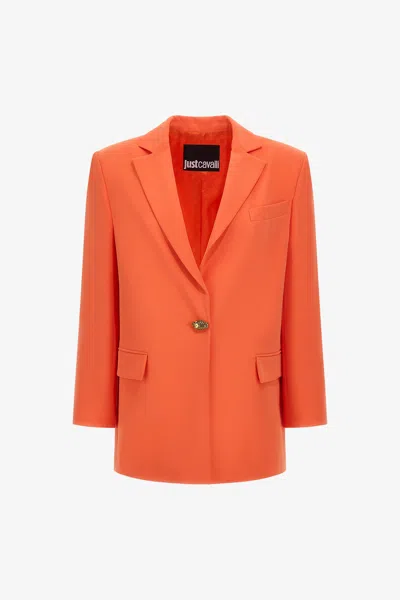 Roberto Cavalli Just Cavalli Blazer In Neutral