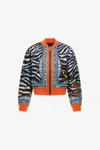 Roberto Cavalli Just Cavalli Bomber In Orange