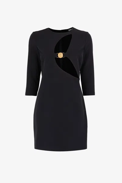 Roberto Cavalli Just Cavalli Cut-out Mini Dress In Black