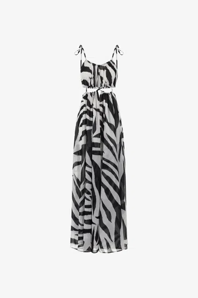 Roberto Cavalli Just Cavalli Dress In Black/white