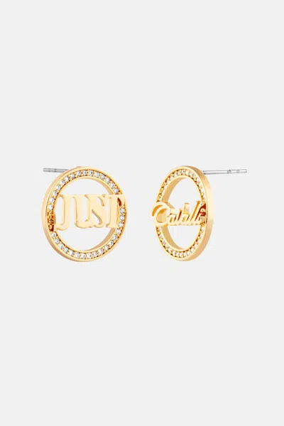 Roberto Cavalli Just Cavalli Earrings In Gold