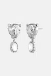 Roberto Cavalli Just Cavalli Earrings In Silver