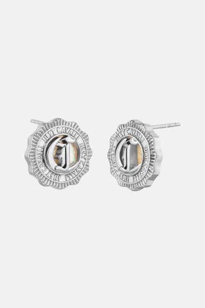 Roberto Cavalli Just Cavalli Earrings In White