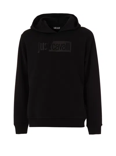 Roberto Cavalli Just Cavalli Hoodie In Black