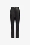 Roberto Cavalli Just Cavalli Leather Pants In Black
