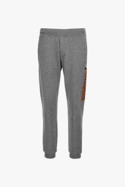 Roberto Cavalli Just Cavalli Logo Joggers In Gray