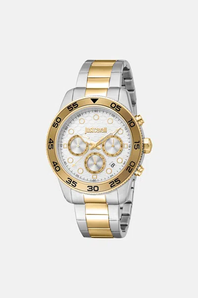 Roberto Cavalli Just Cavalli Men Watch In Silver/gold